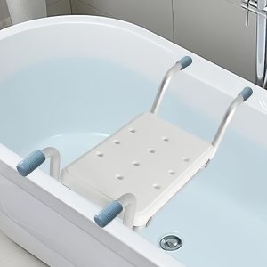Adjustable bathtub seat plate, shower seat, non slip bathtub frame, shower chair, suitable for the elderly, disabled, and pregnant women